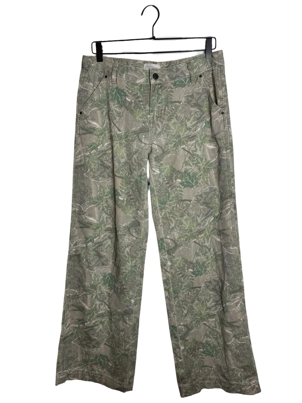 PacSun Casey Low Rise Baggy Tree Camo Wide Leg Skater Pants